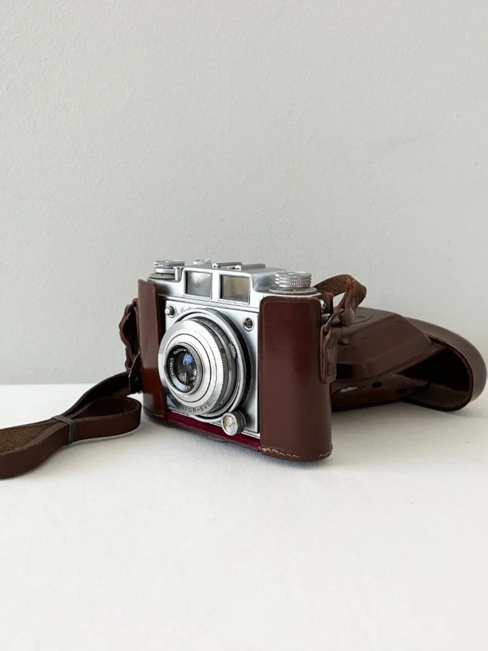 Vintage BALDA Super Baldina Camera Instruction Case 50mm Lens Germany Not Tested